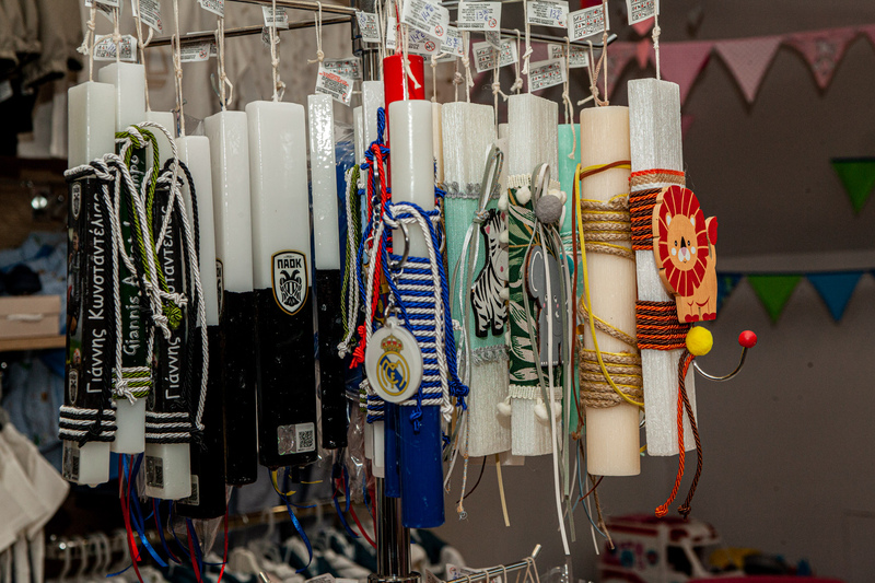 Χειροποίητη λαμπάδα