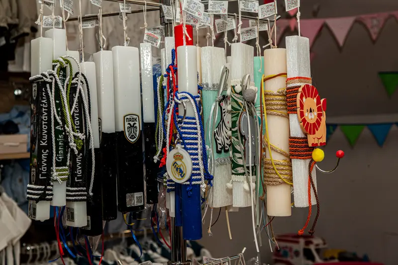 Χειροποίητη λαμπάδα