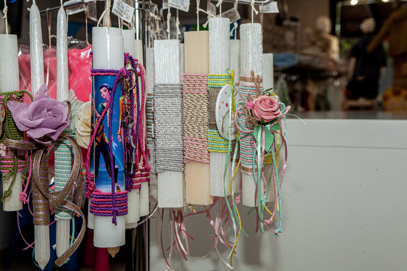 Χειροποίητη λαμπάδα