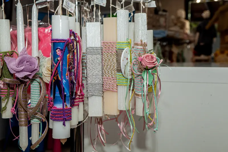 Χειροποίητη λαμπάδα